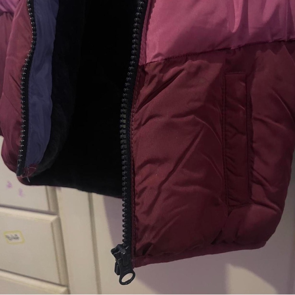 Swiss Tech Kids Puffer Jacket - Purple, Pink, and Navy - Picture 3 of 5